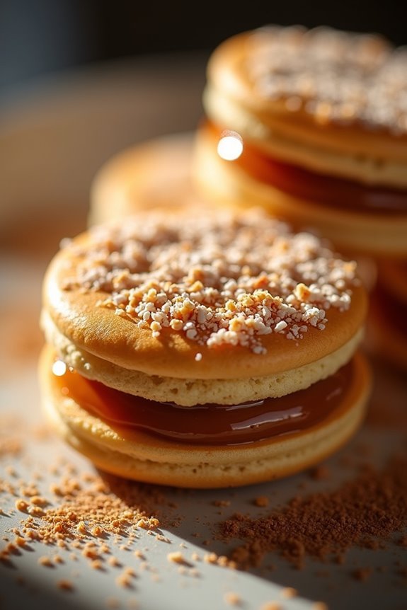 colombian dessert with arequipe