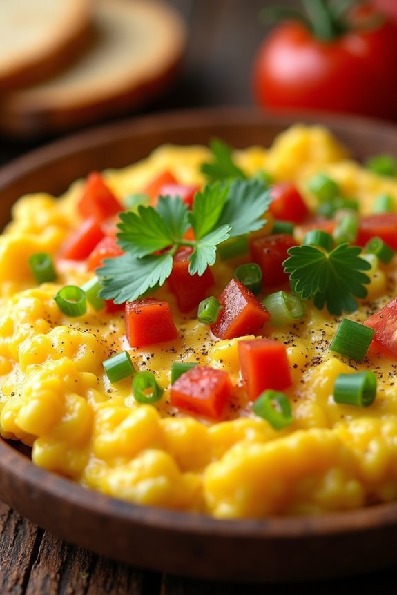 colombian egg tomato scramble