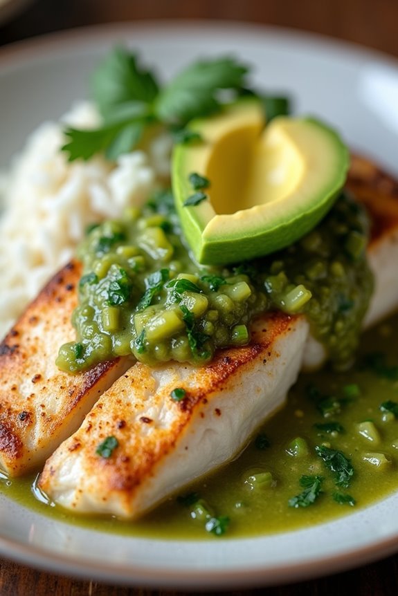 colombian fish with green sauce