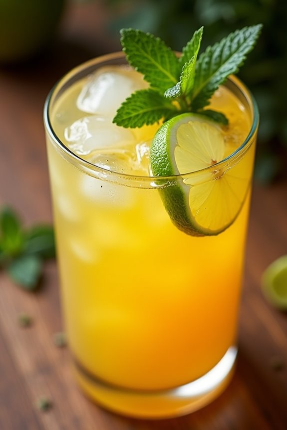 colombian lulada with ginger