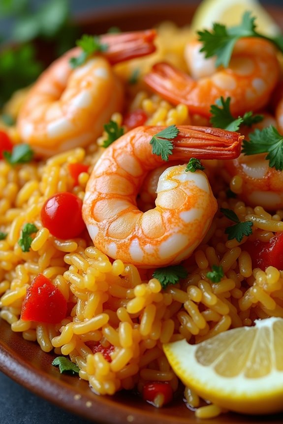 colombian shrimp rice dish