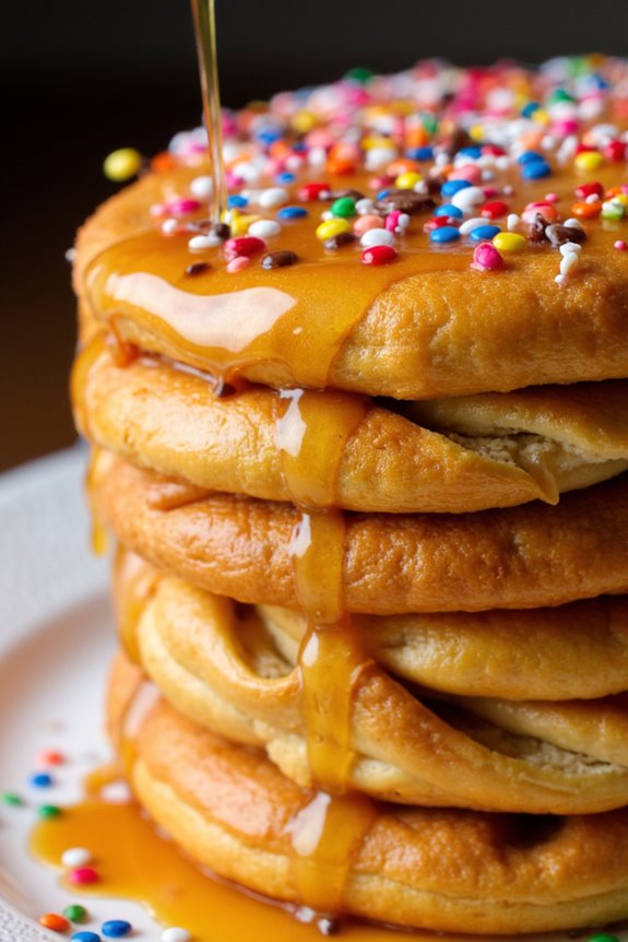 colorful layered anise dessert