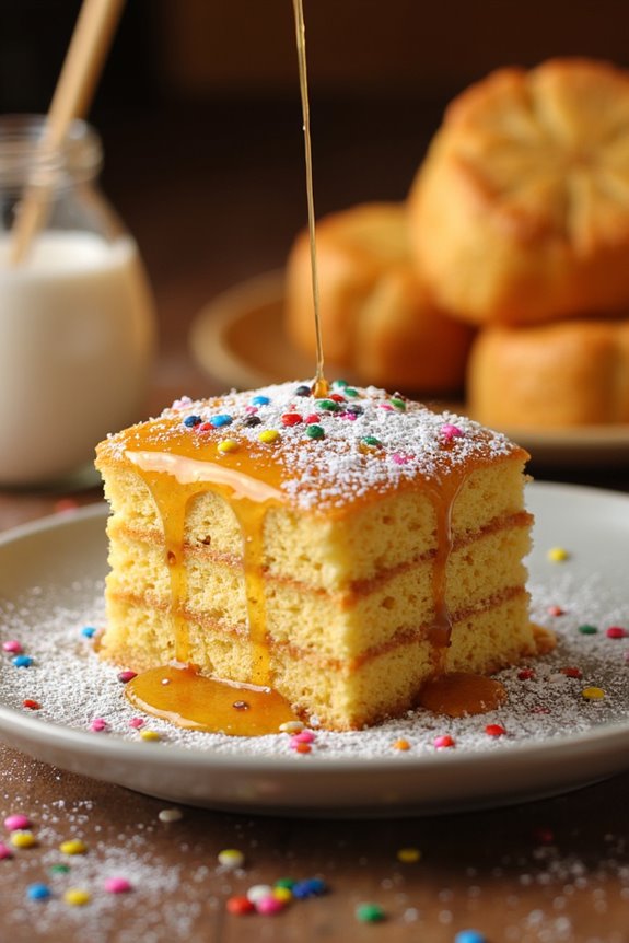 colorful peruvian festive dessert
