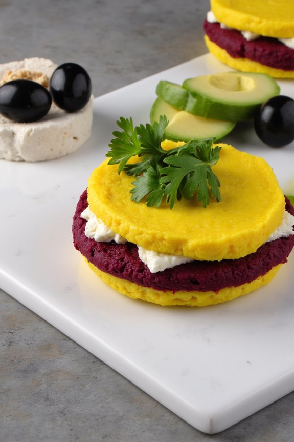 colorful peruvian potato dish