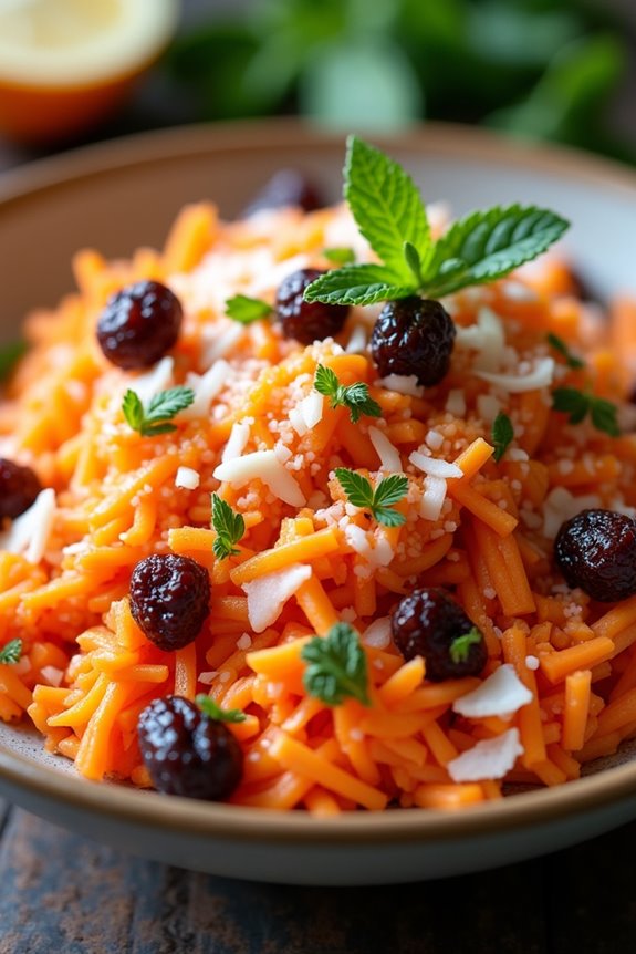 colorful sweet crunchy salad