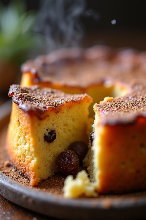 comforting argentine bread pudding