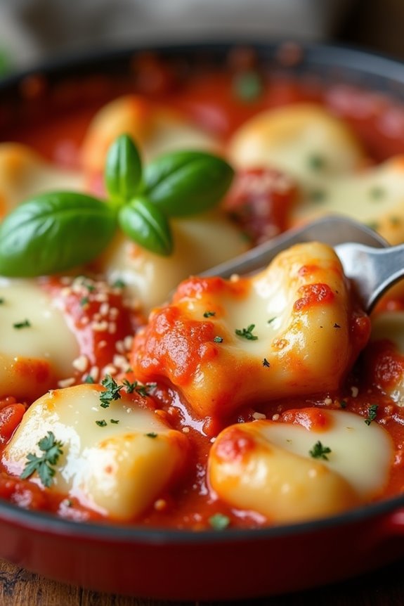 comforting baked potato gnocchi