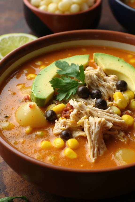 comforting chicken potato soup