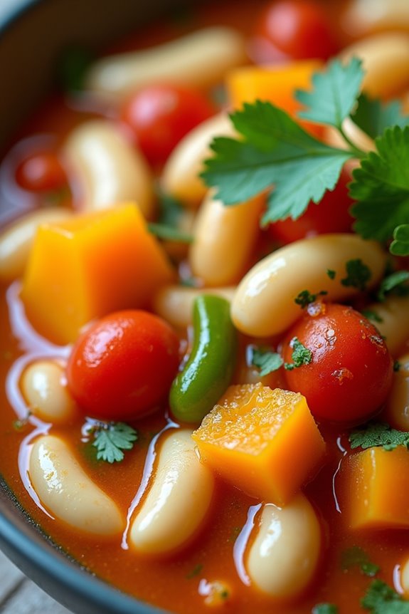 comforting chilean bean stew