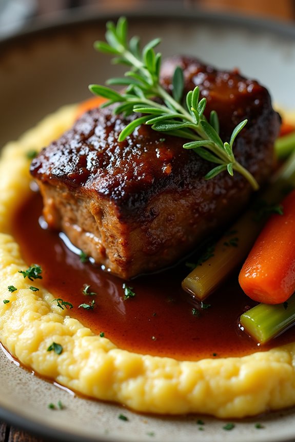 comforting herb infused oxtail braise