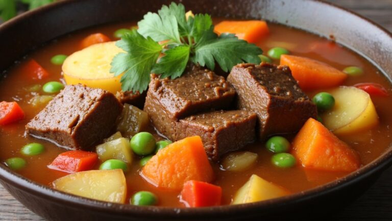 comforting peruvian beef stew