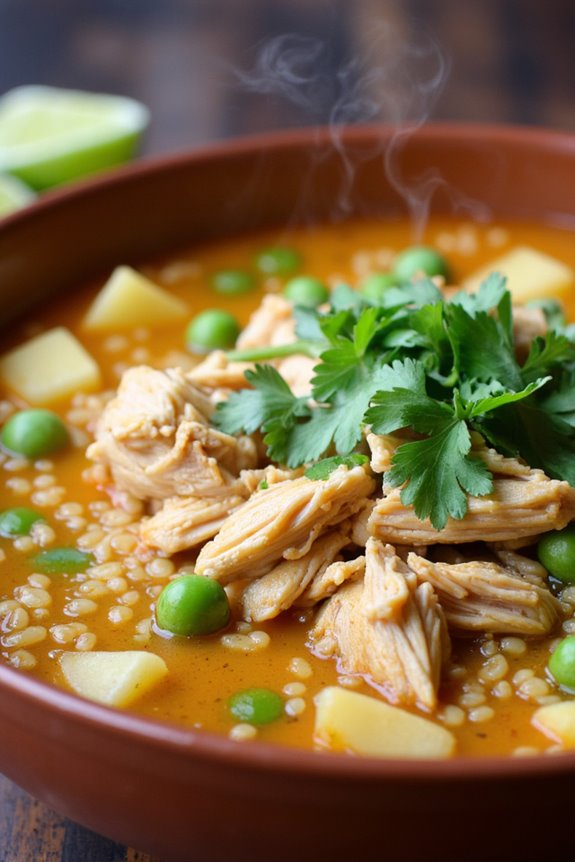 comforting peruvian chicken soup