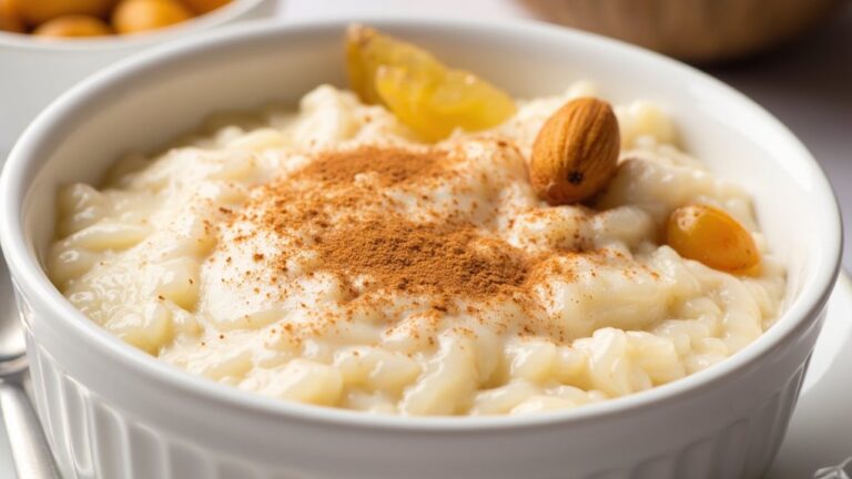 comforting peruvian rice pudding