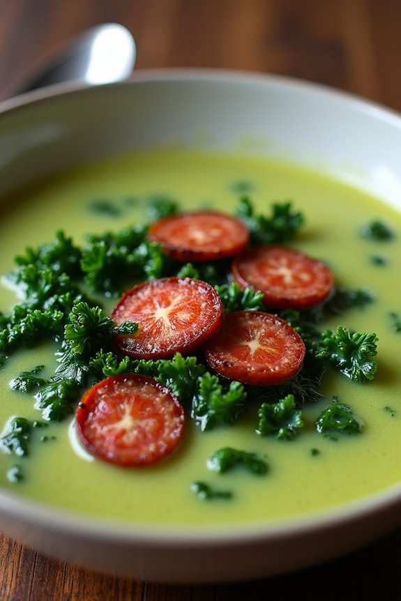 comforting portuguese kale soup