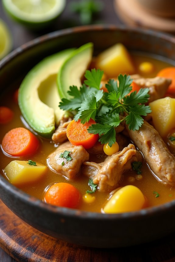 comforting traditional chicken soup