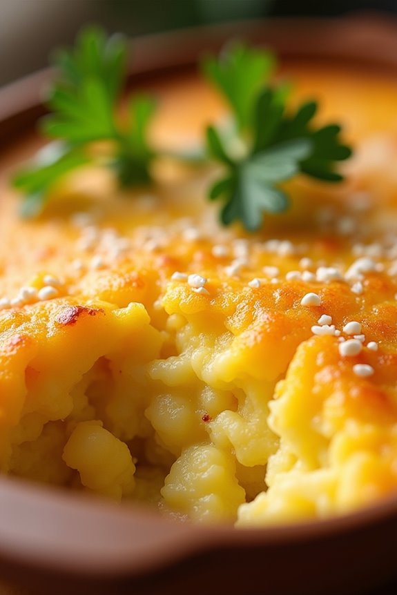 comforting yuca cheese casserole