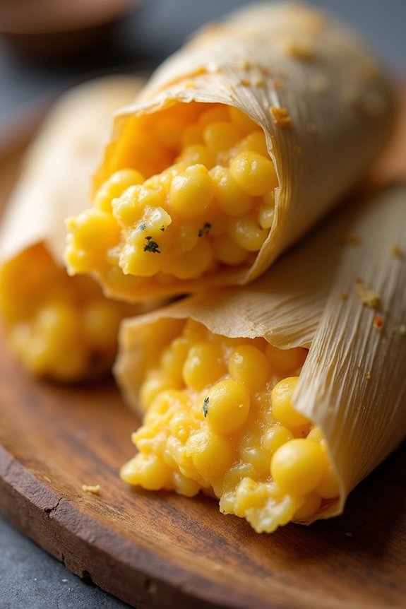corn and cheese tamales