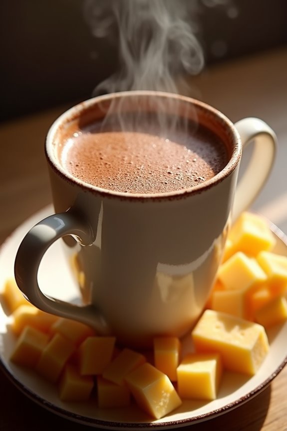 cozy rich colombian beverage