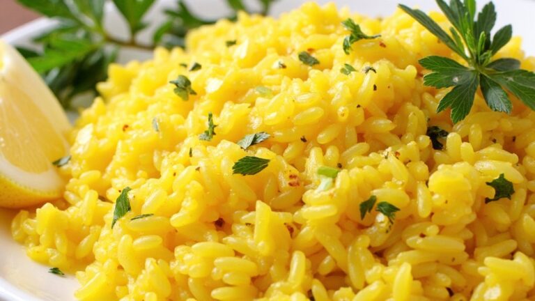 cozy yellow peruvian rice