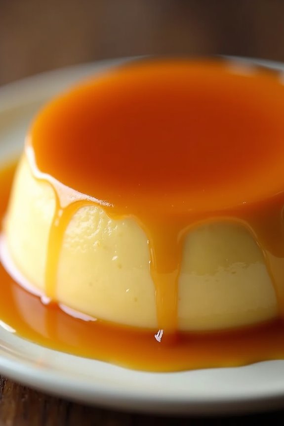 creamy argentinian caramel custard