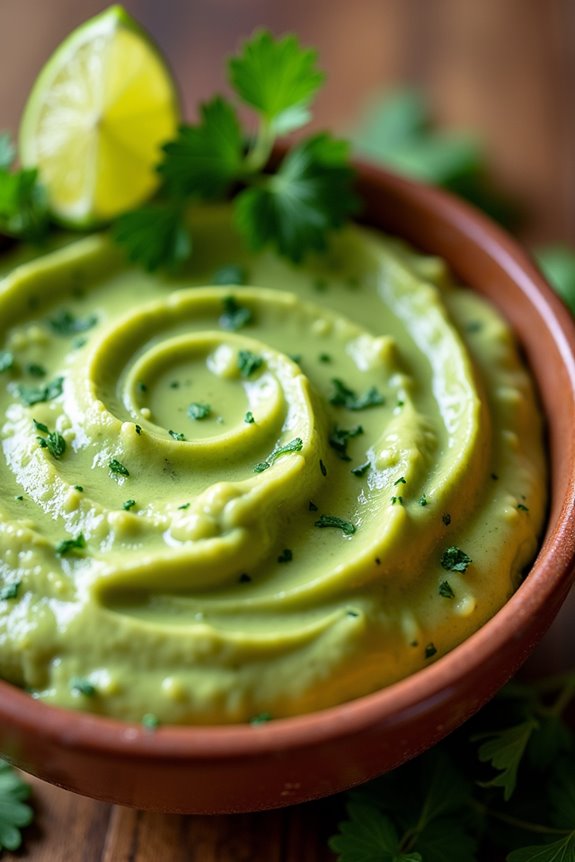 creamy avocado sauce recipe