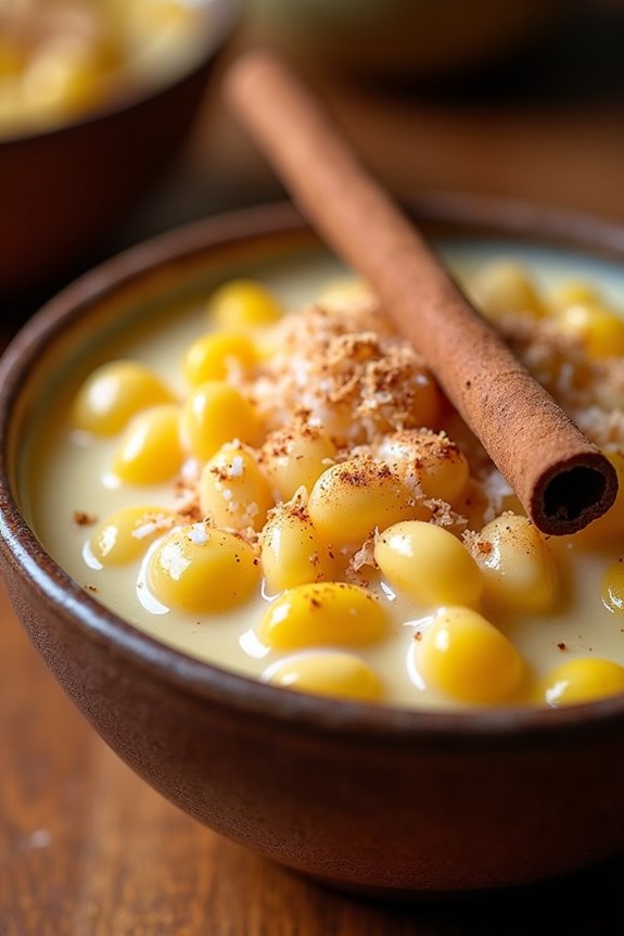 creamy brazilian corn dessert