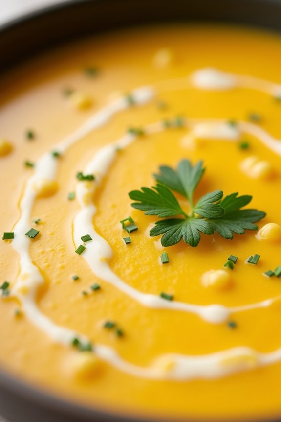 creamy brazilian corn soup