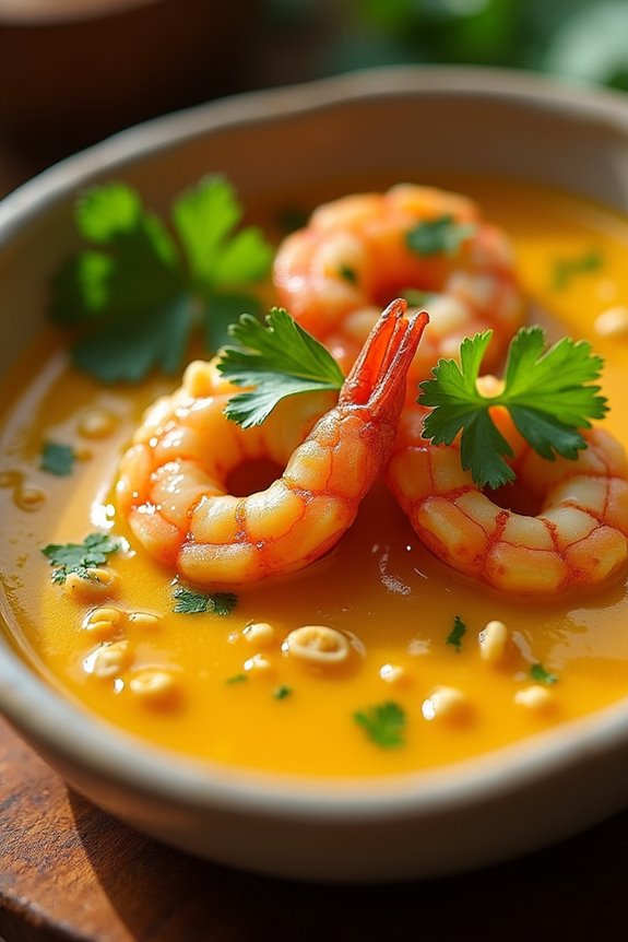 creamy brazilian shrimp dish