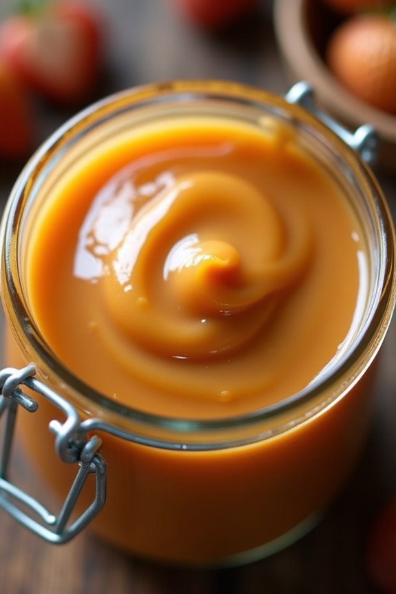 creamy caramel dessert spread