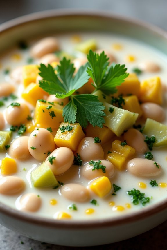 creamy chilean bean dish