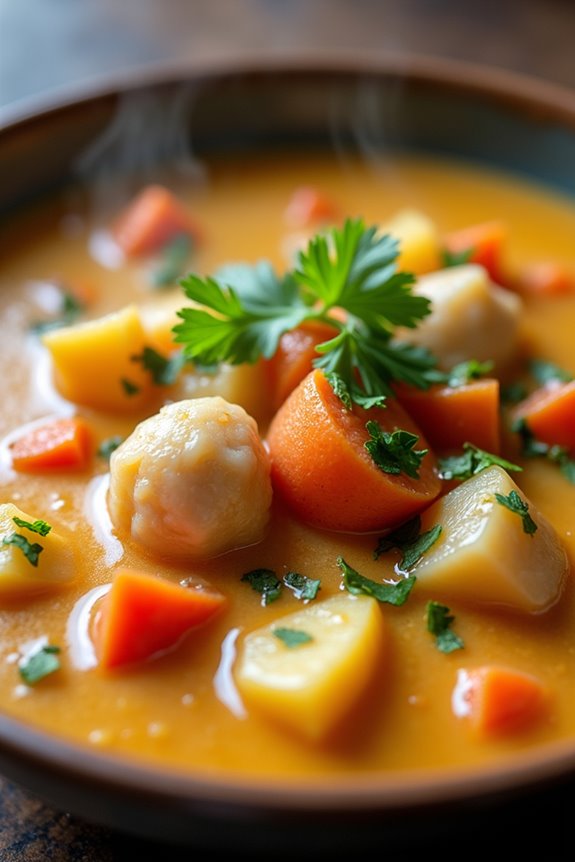 creamy chilean fish stew
