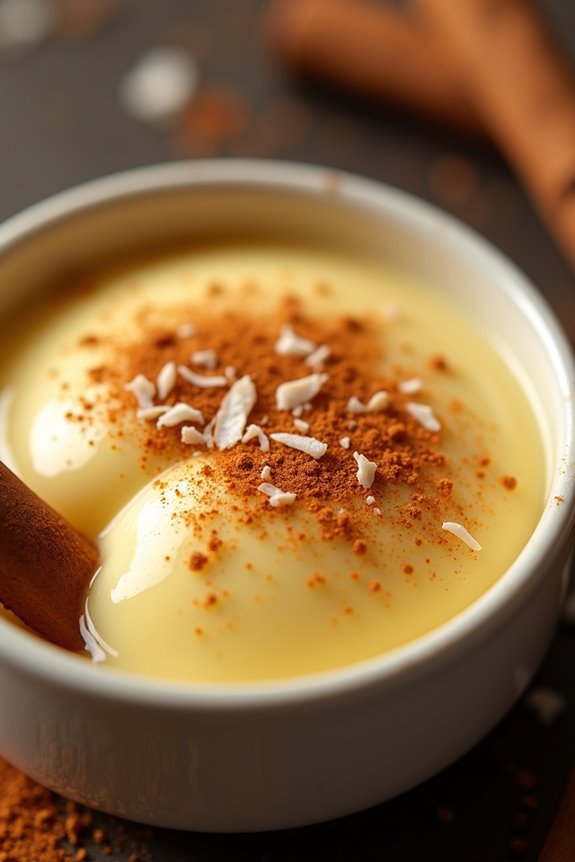 creamy cinnamon custard delight