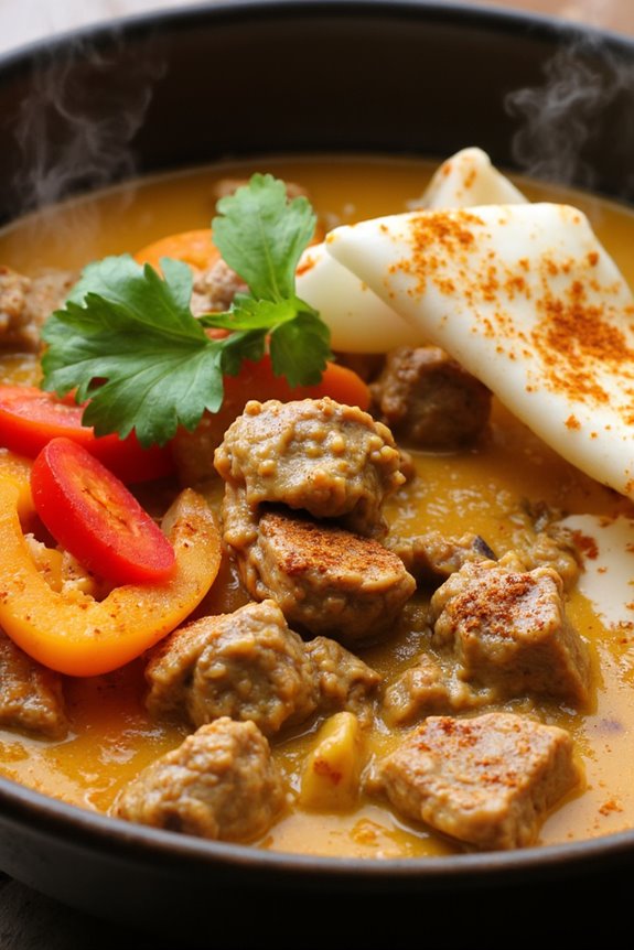 creamy coconut beef stew