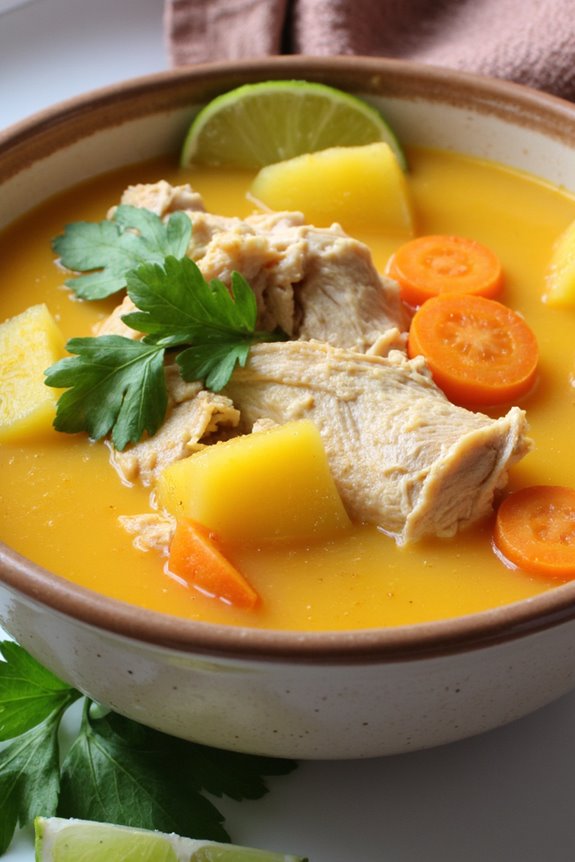 creamy coconut chicken soup