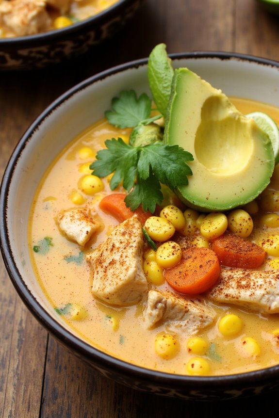 creamy coconut chicken soup