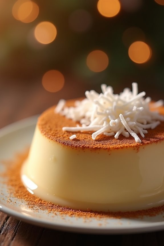creamy colombian custard dessert