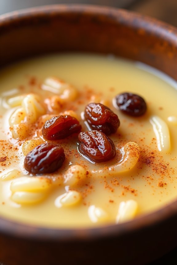 creamy colombian rice pudding