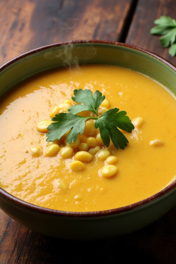creamy corn soup delight
