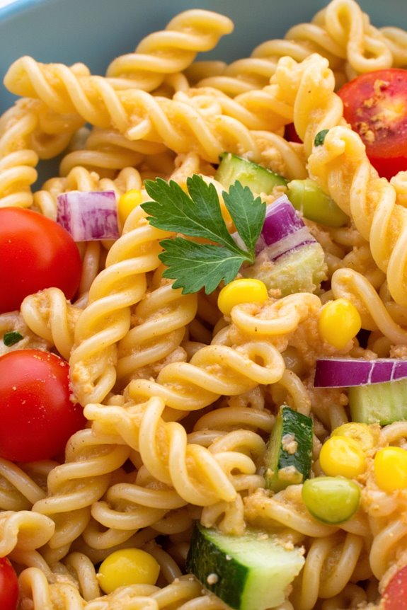 creamy huanca na pasta salad