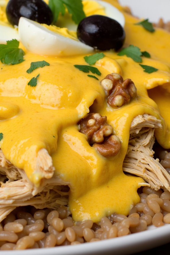 creamy peruvian chicken dish