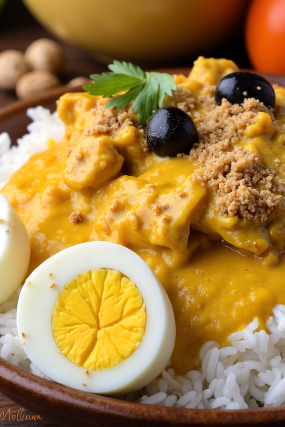 creamy peruvian chicken dish