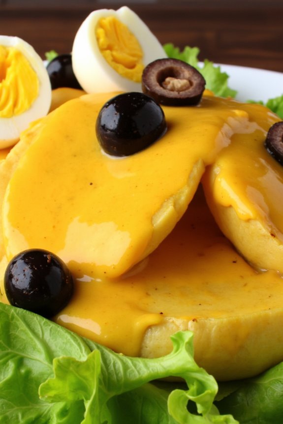 creamy peruvian potato appetizer