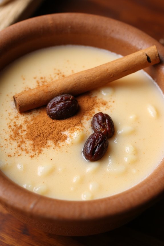 creamy peruvian rice pudding