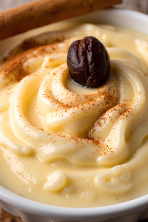 creamy peruvian rice pudding