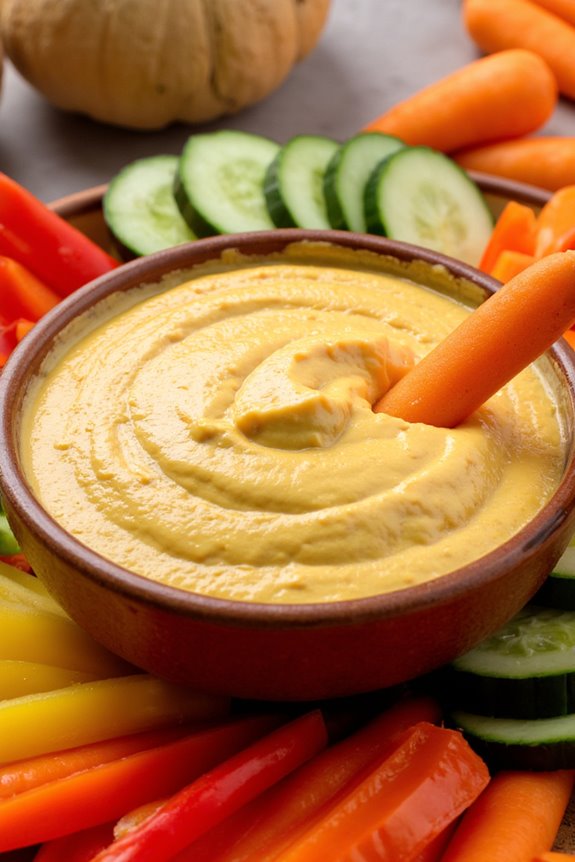 creamy peruvian veggie dip