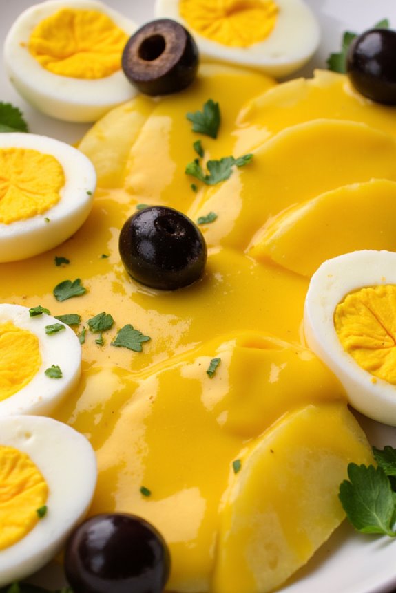 creamy peruvian yellow sauce