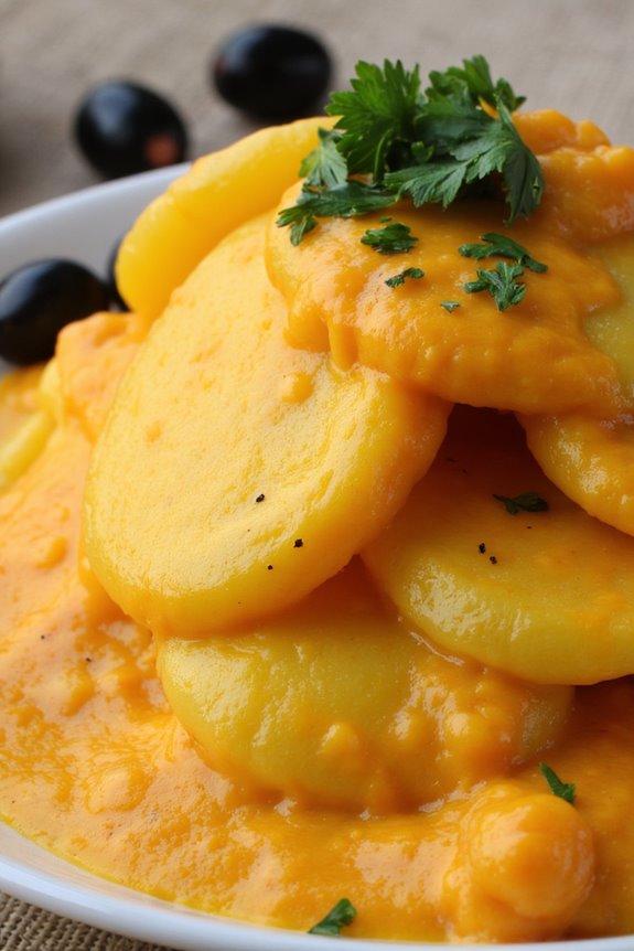 creamy potato cheese dish