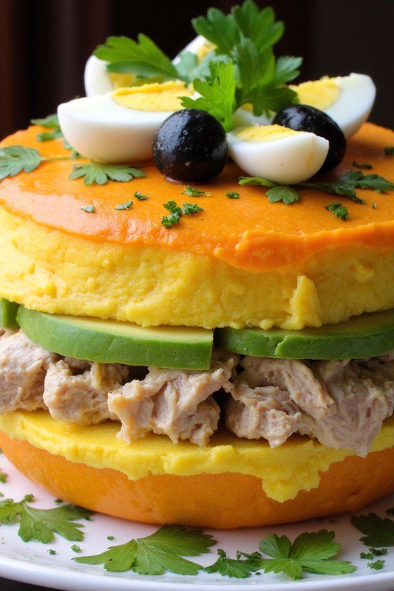 creamy potato layered dish