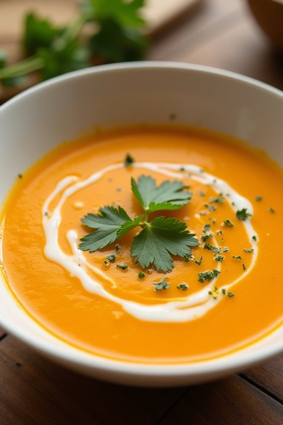 creamy pumpkin soup recipe