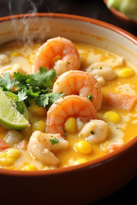 creamy shrimp chowder delight